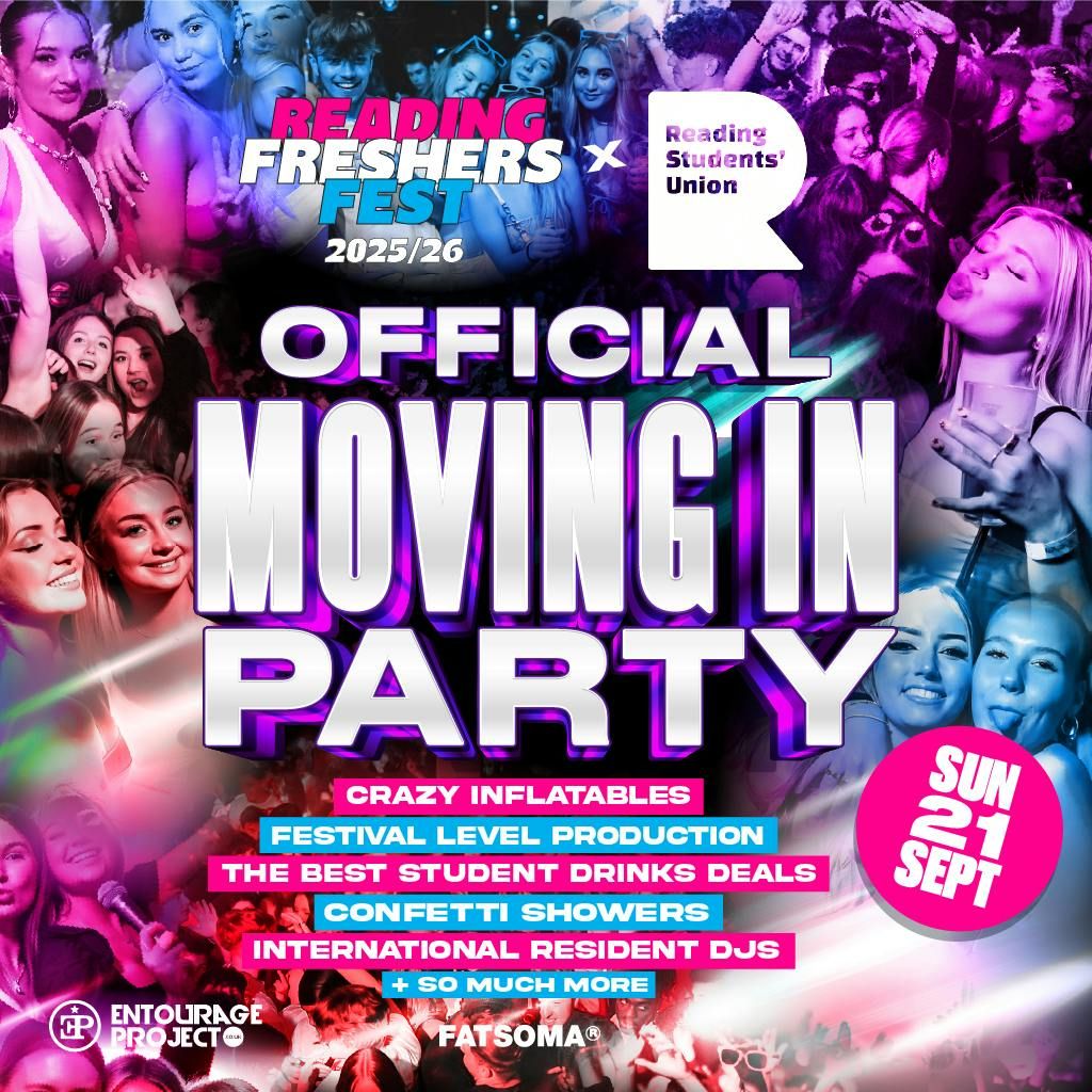 Reading's Official Moving In Party \ud83d\ude80 ON SALE NOW!