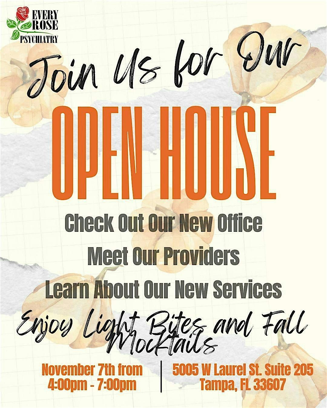 Every Rose Psychiatry Tampa Open House