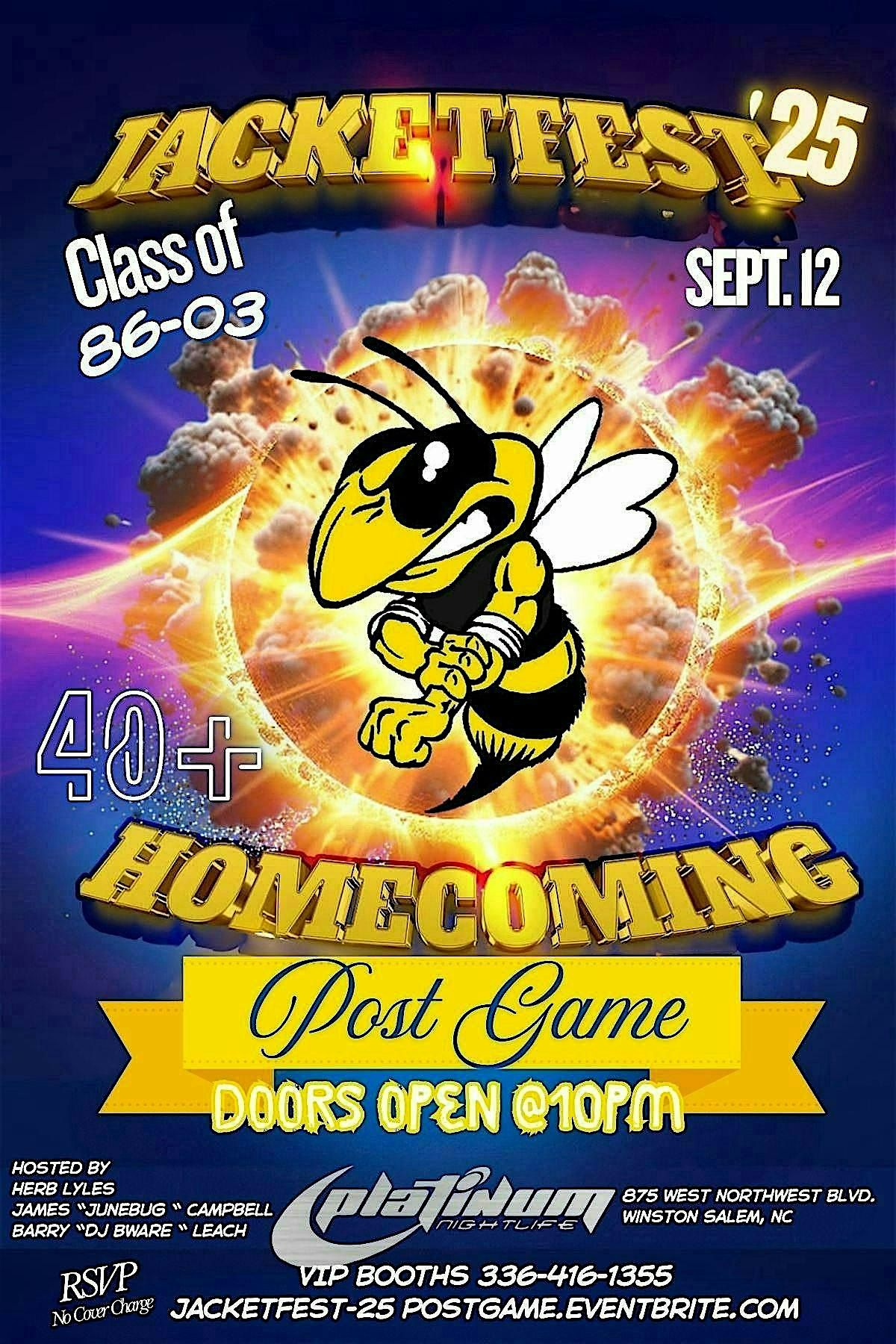 JacketFest 25'Postgame Reunion