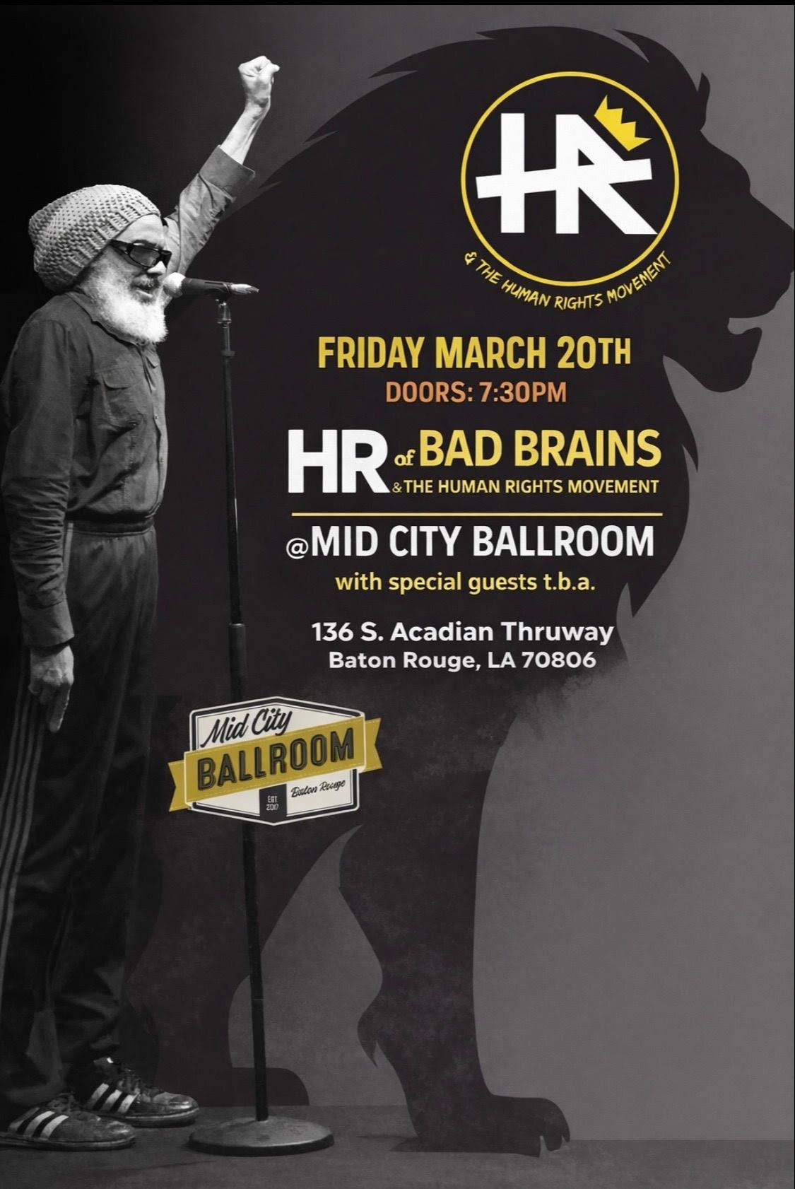 H.R. of Bad Brains at Whisky A Go GO