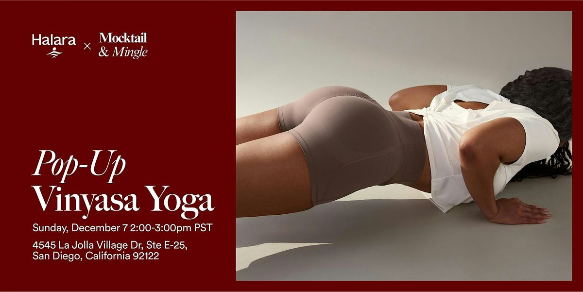 Pop-Up Vinyasa Yoga with Halara