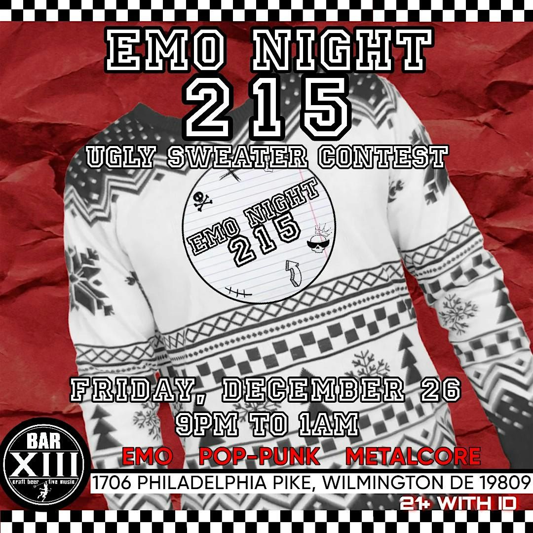 Emo Night @215 Ugly Sweater Contest