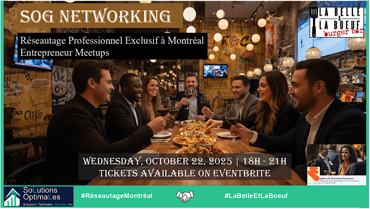 Rencontres Entrepreneuriales \u00e0 Montr\u00e9al: \u00c9largissez Votre R\u00e9seau