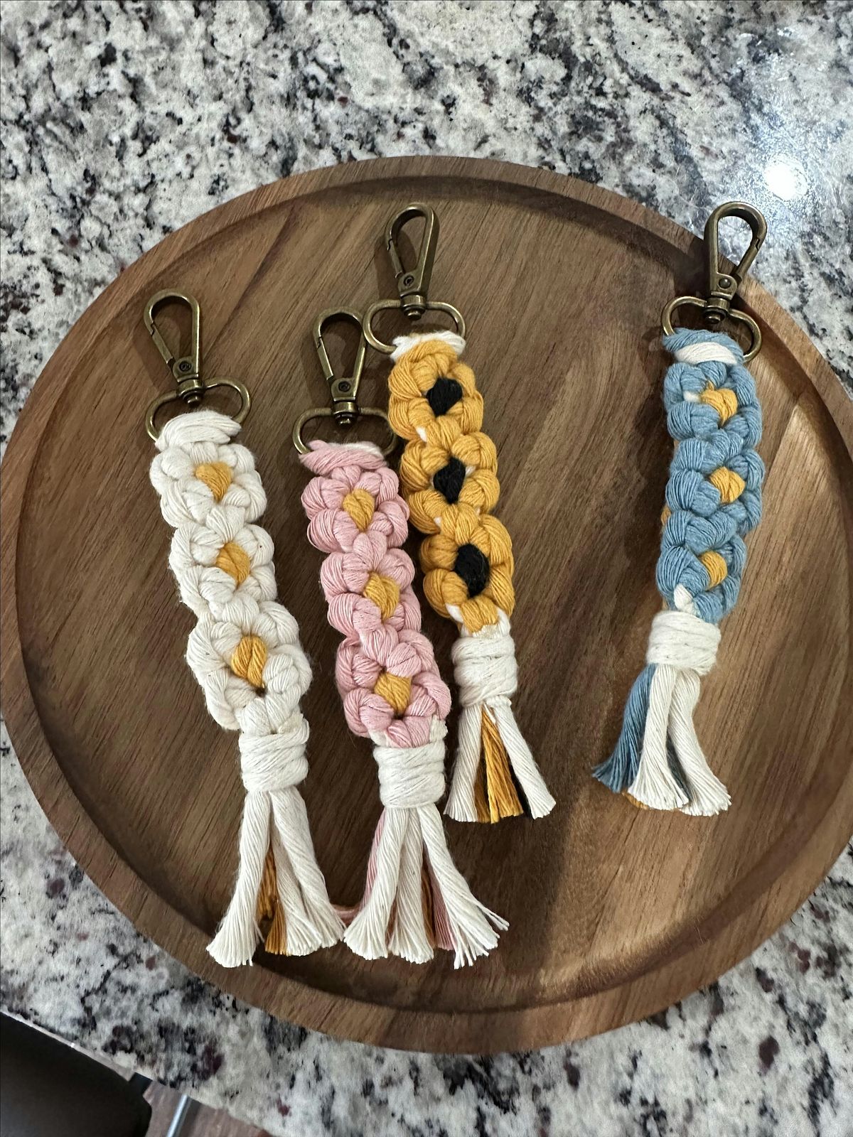 Macram\u00e9 Bag Charm craft workshop in Montgomery County, Md.