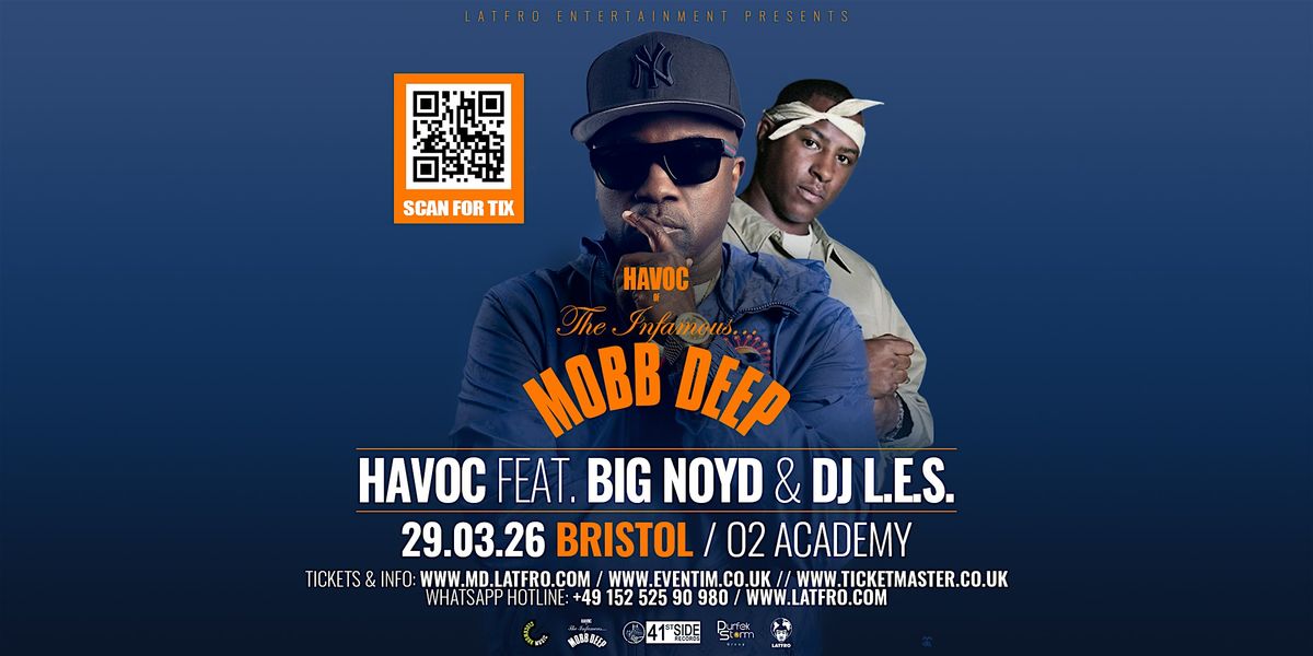 Mobb Deep Havoc feat. Big Noyd, DJ L.E.S. Live in Bristol