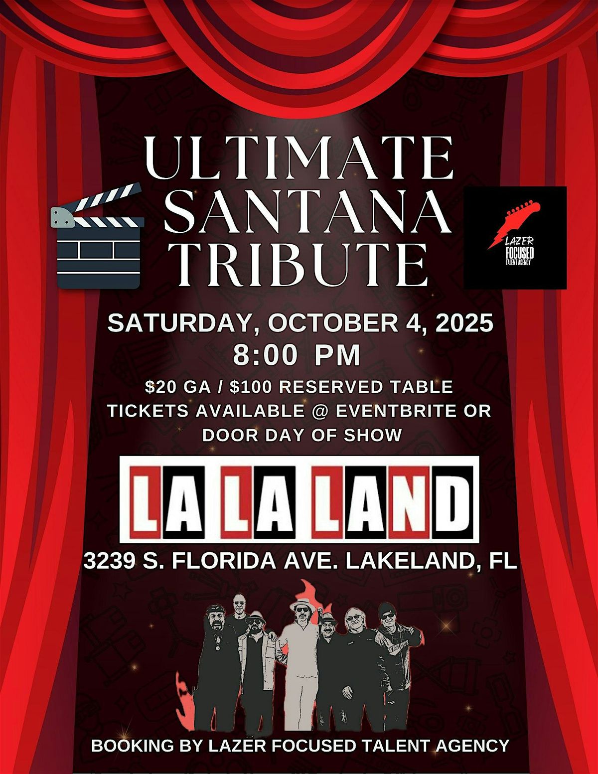 ULTIMATE SANTANA TRIBUTE - TRIBUTE TO SANTANA debuts at LA LA LAND