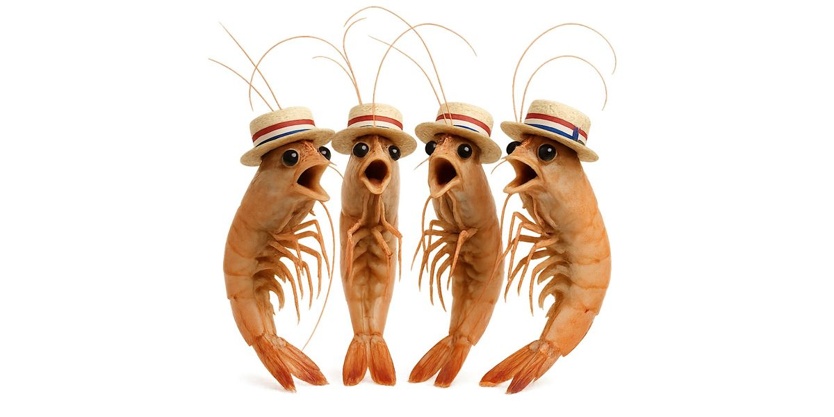 Barbershop Singing + Annual Shrimp Boil = FOOD & FUN!