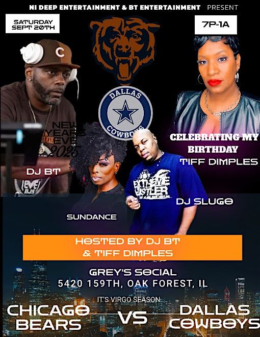 CHICAGO BEARS VS DALLAS COWBOYS