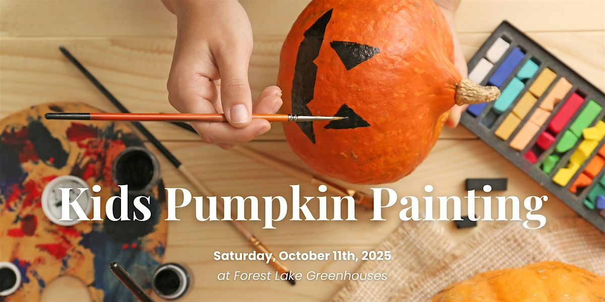 Kids Pumpkin Painting
