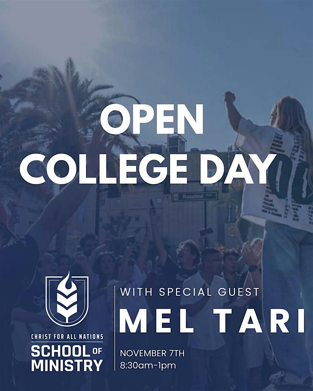 Open College Day at the Christ for All Nations School of Ministry!