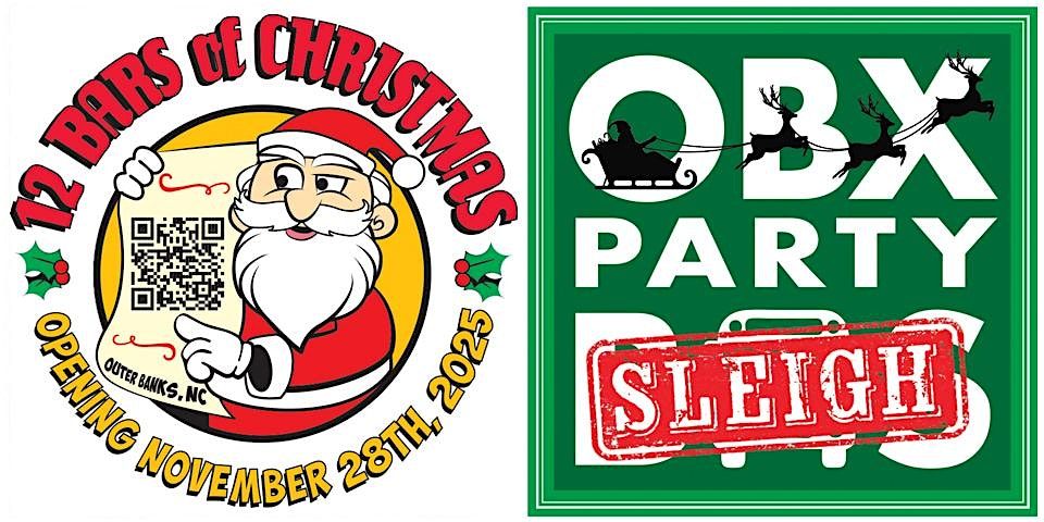 12 Bars of Christmas VIP crawl on the OBX Party Sleigh (DAY GREEN RT)
