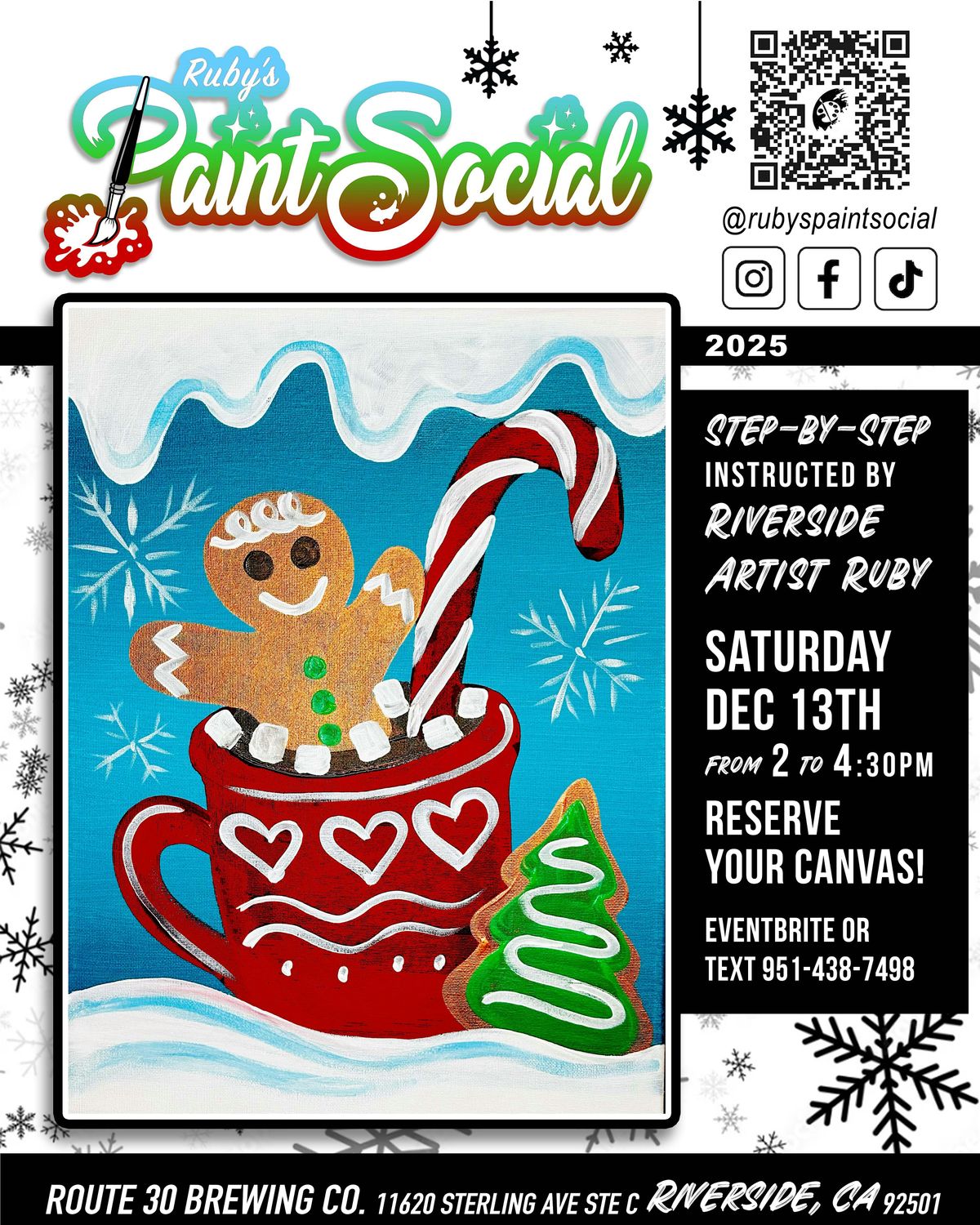 Paint n' Sip Event!! Hot Cocoa!!