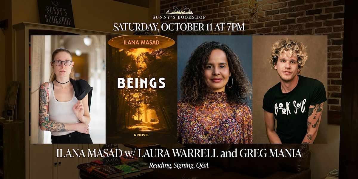 Ilana Masad presents BEINGS with Laura Warrell and Greg Mania