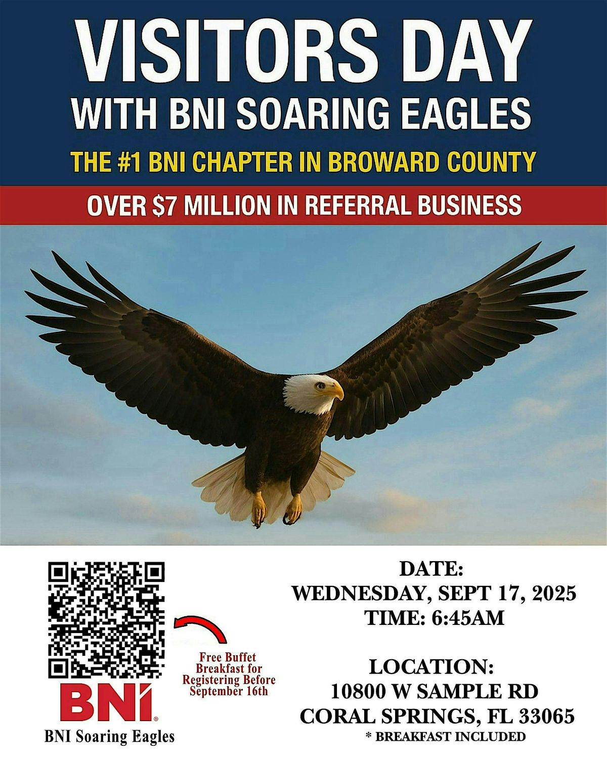 Business Networking Event: BNI Soaring Eagles Visitors Day
