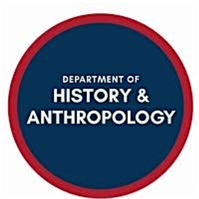 CUA Department of HISTORY & ANTHROPOLOGY