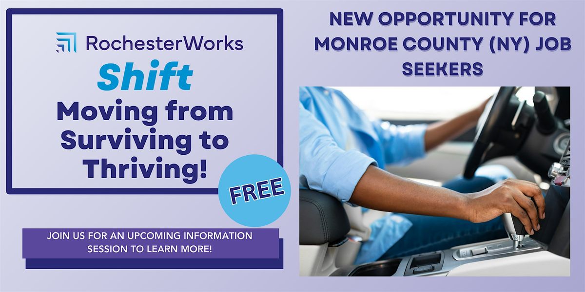 The Shift Program Info Meeting for Job Seekers (In-Person, 100 College Ave)