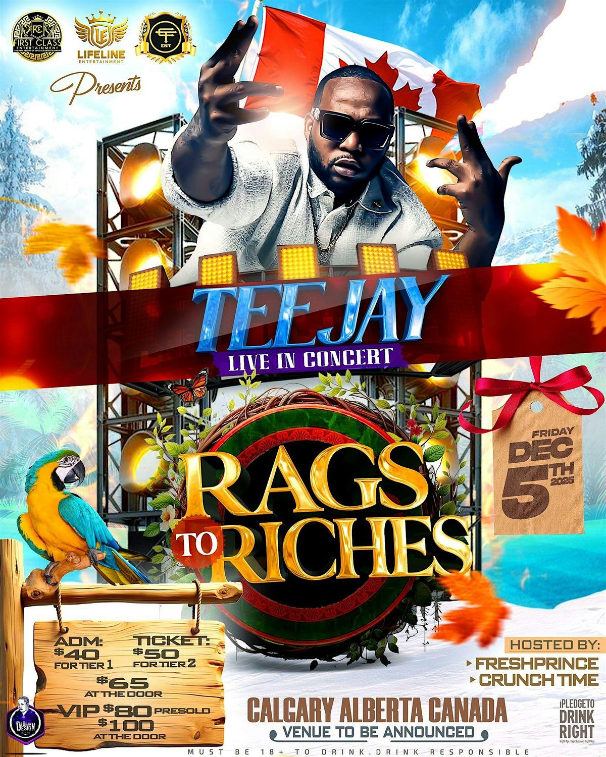 Rags to Riches - Teejey Live in Concert