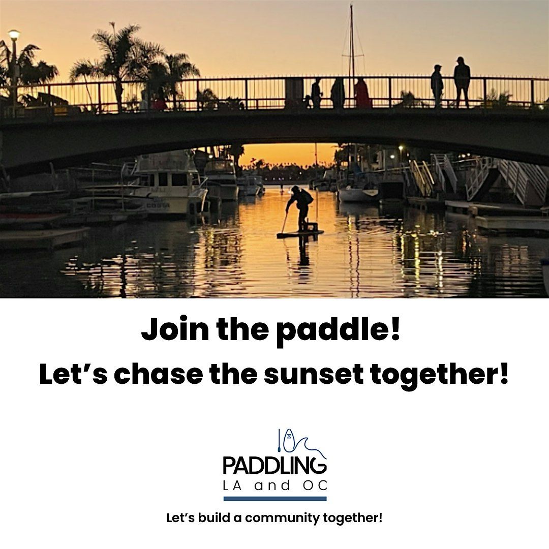 Sunset\/Moonlight Paddle in Long Beach