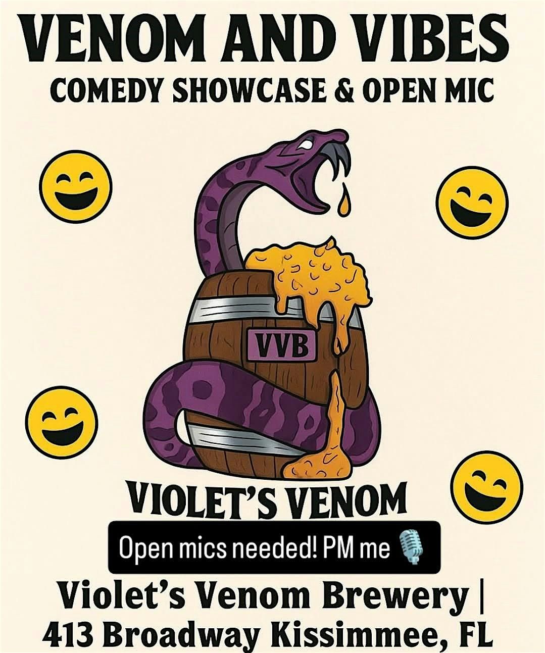 Venom & Vibes Standup Comedy
