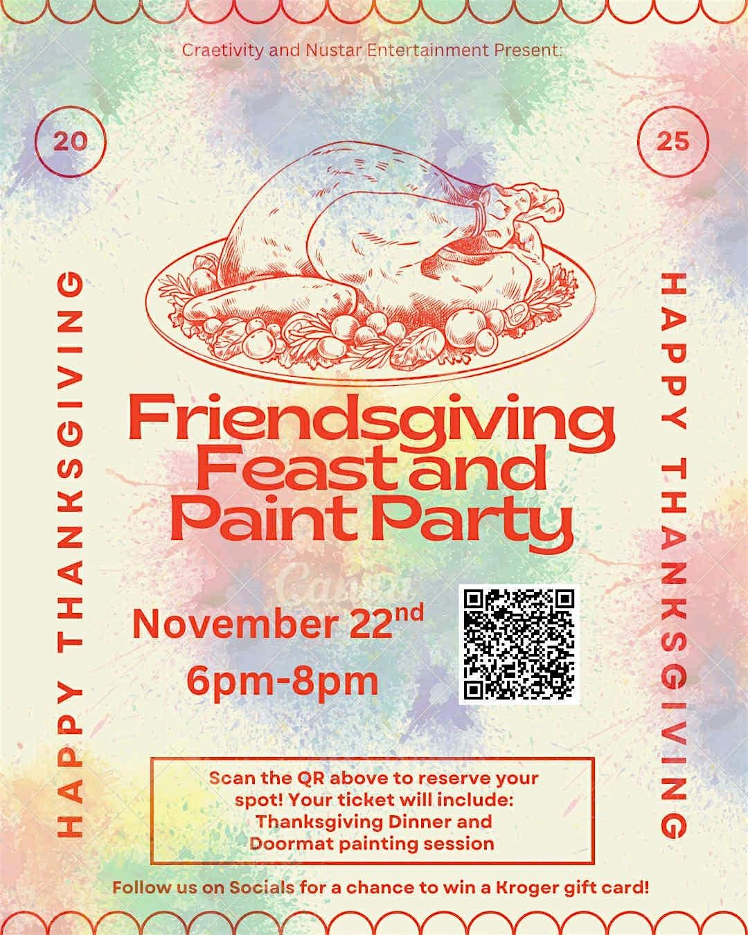 Friendsgiving Feast and Paint Party