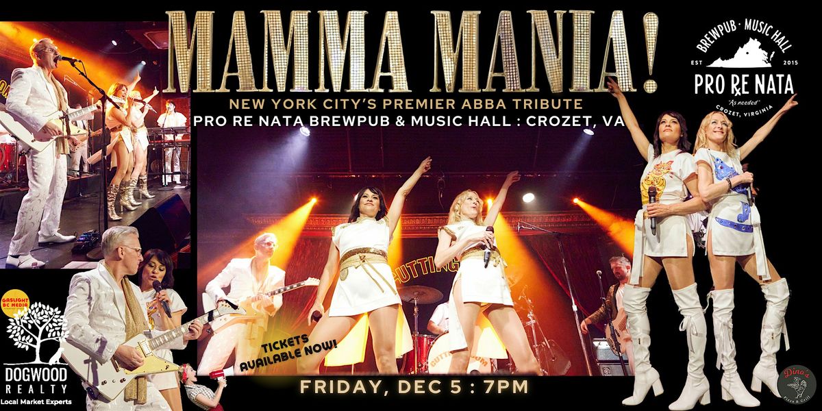 Mamma Mania! - NYC's Premier ABBA Tribute @ Pro Re Nata