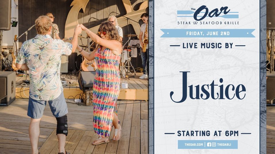 Justice The Oar Steak Seafood Grill Patchogue NY June 2 2023 Justice The Oar Steak Seafood Grill Patchogue NY June 2 2023