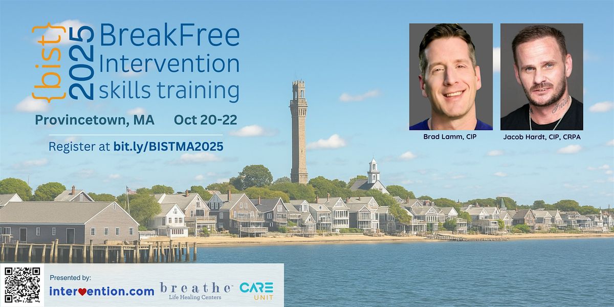Breakfree Intervention skills training | Provincetown 2025