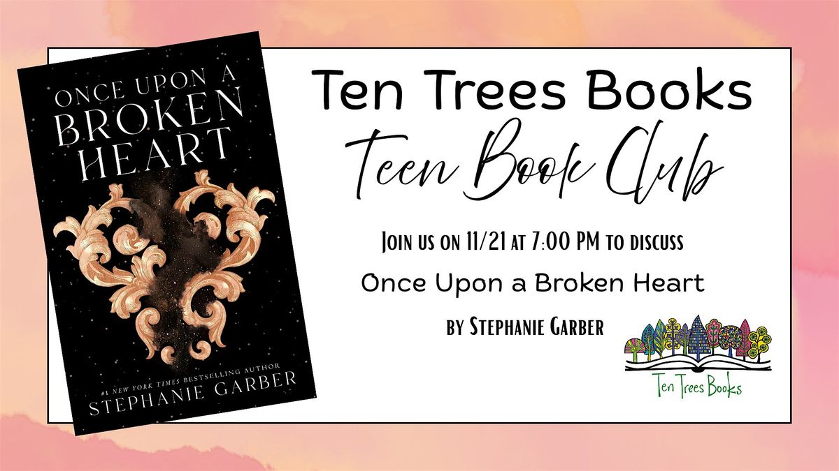 Teen Book Club at Ten Trees Books in Natick