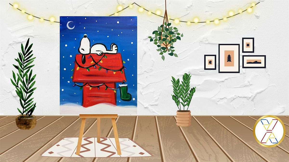 Paint Night : \u201cSnowy Snoopy\u201c