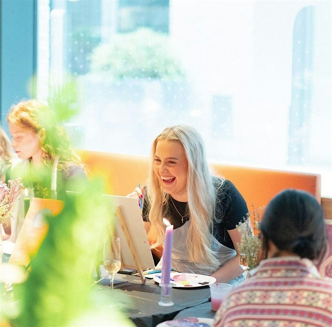 Boozy Brushes, Drag Winter Snowman Special Sip and Paint! Glasgow