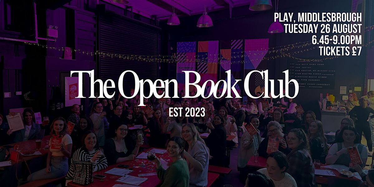 The Open Book Club | August 2025 | Play Middlesbrough