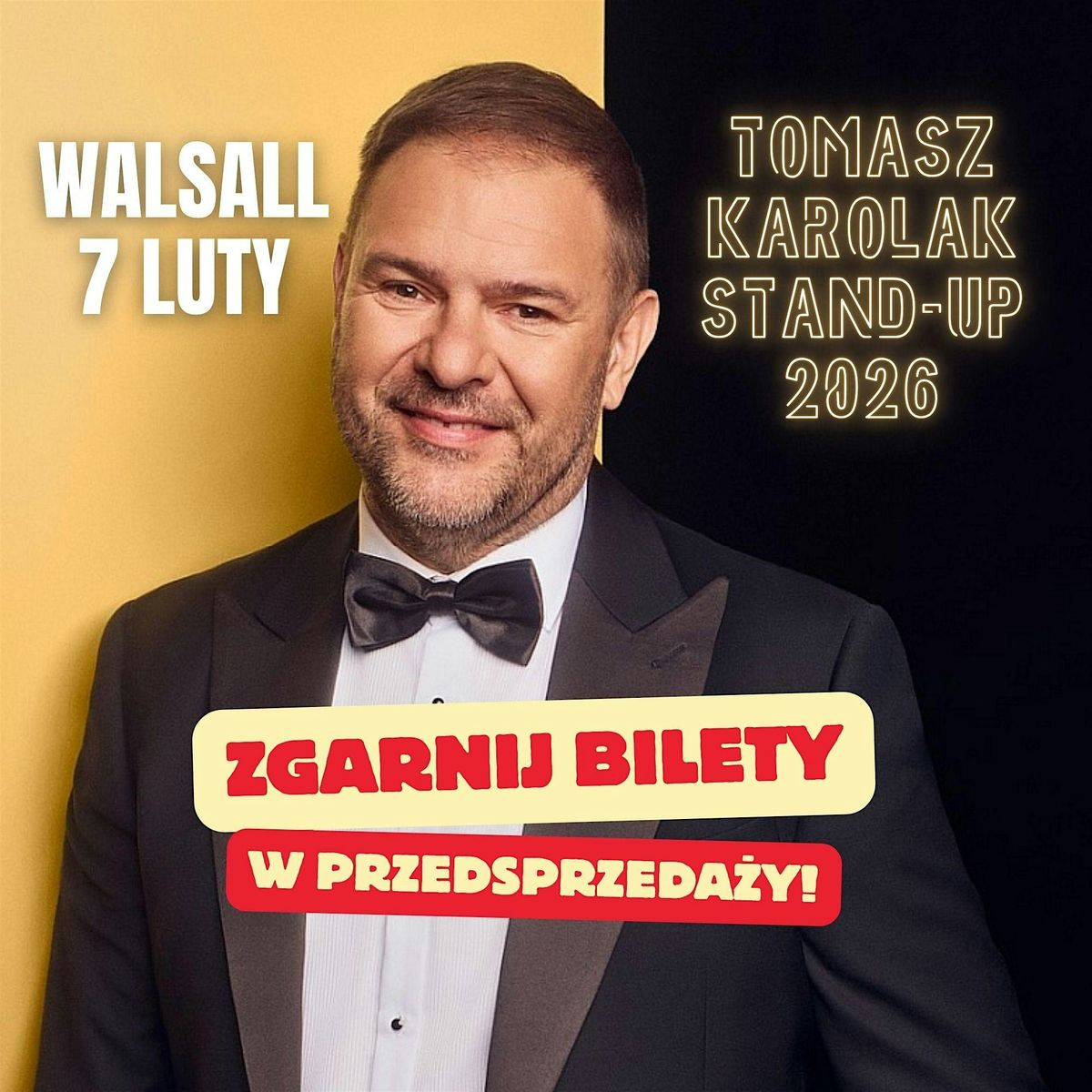 Tomasz Karolak stand-up - Walsall 2026