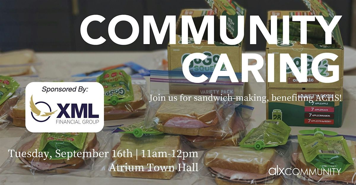 Community Caring - Sponsored by XML Financial Group