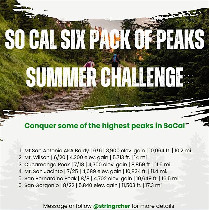 Mt. San Jacinto | SoCal Six-Pack of Peaks Summer Challenge