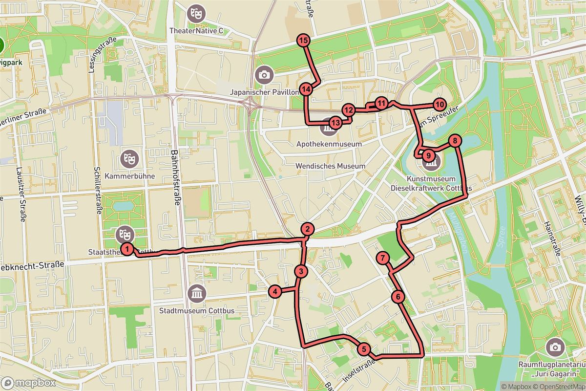 Cottbus Audio Tour: Hidden Stories and Icons of Mitte