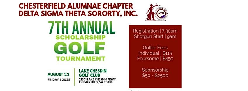 7th Annual Scholarship Golf Tournament (CAC of Delta Sigma Theta Sorority)
