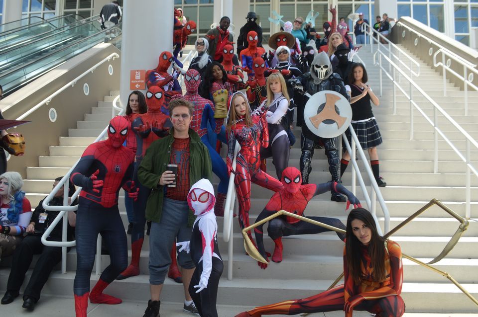 Spiderverse group photoshoot @ Megacon 2022 | Megacon Orlando | May 21 ...