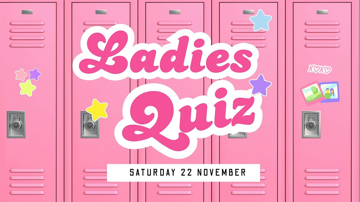 Ladies only pub quiz