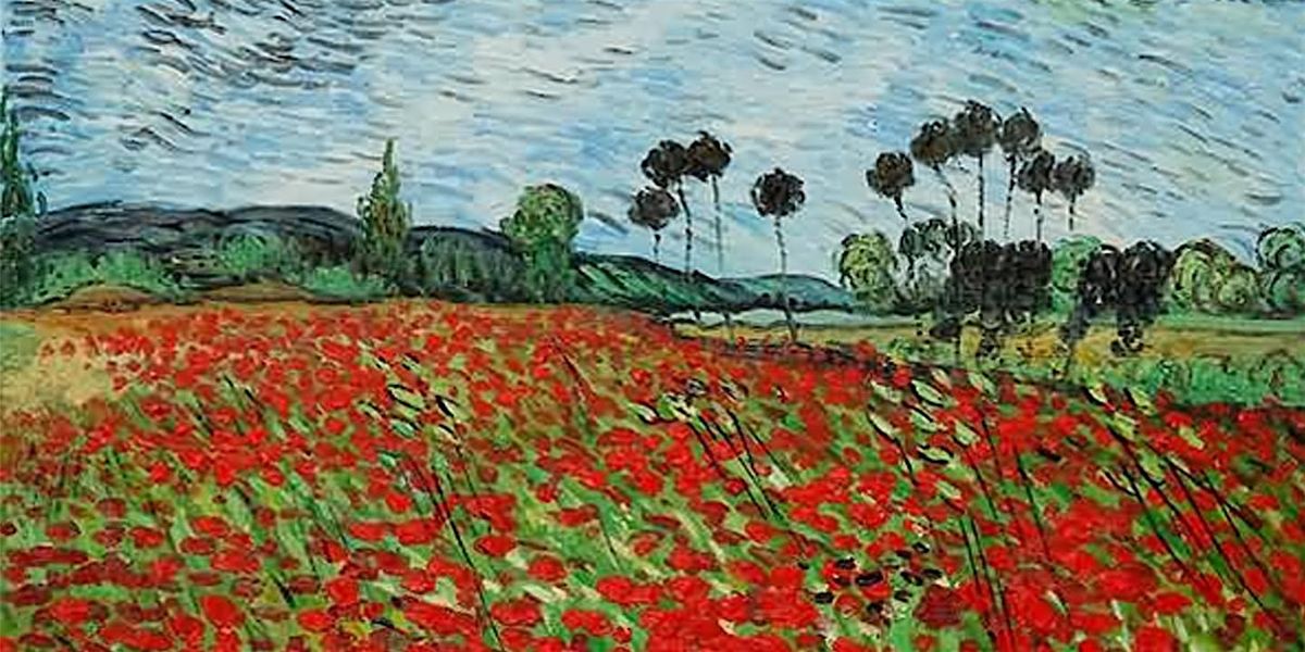 Paint Van Gogh's Field Of Poppies, Sheffield