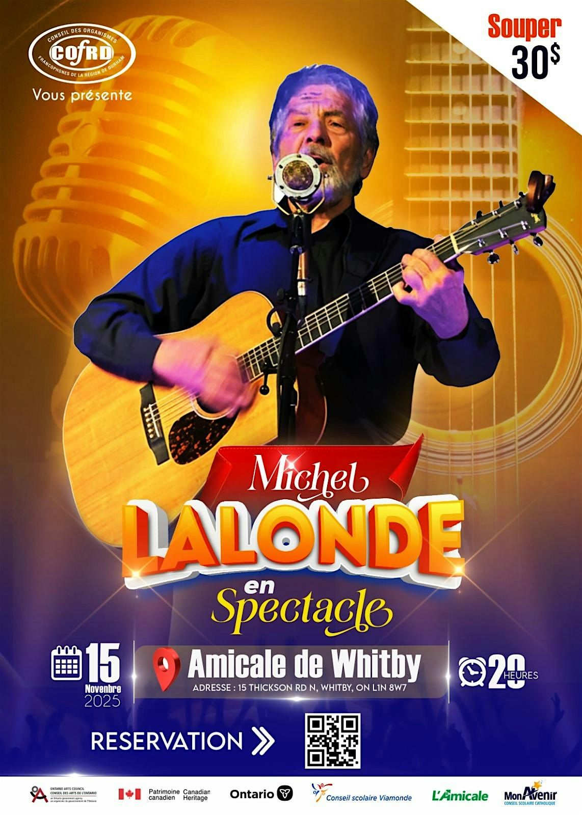 Michel Lalonde en Spectacle - Souper \u00e0 Whitby