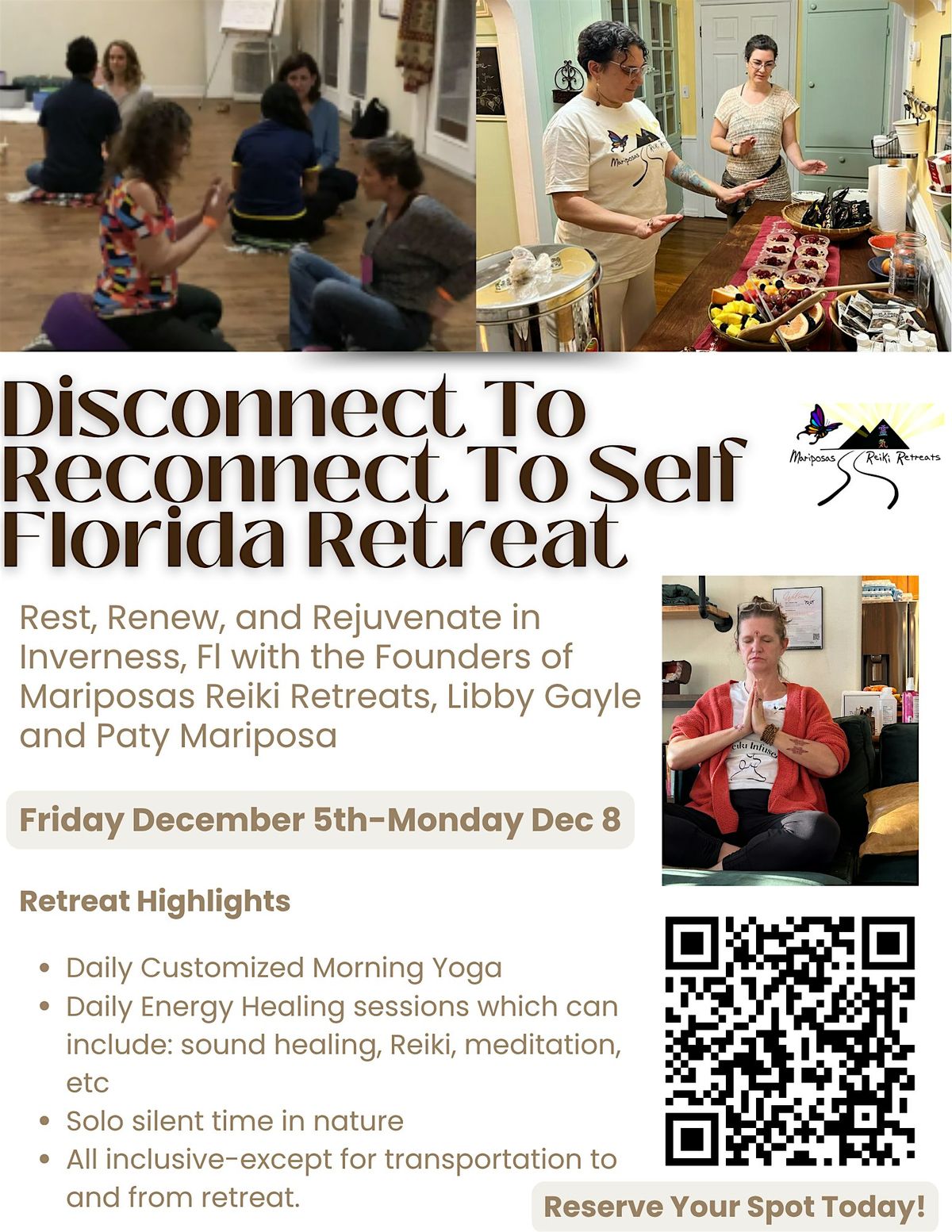 Florida Reiki Infused Self Care Retreat
