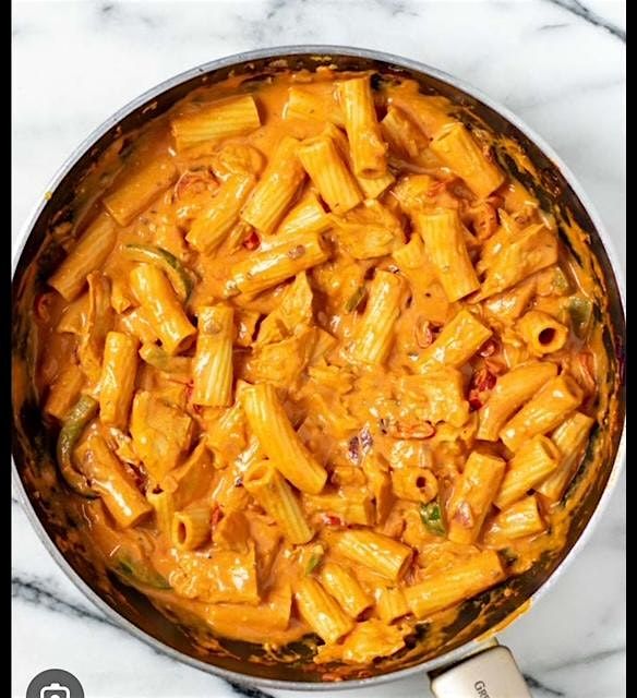 Chicken Riggies and Amarena Cherry Tiramisu