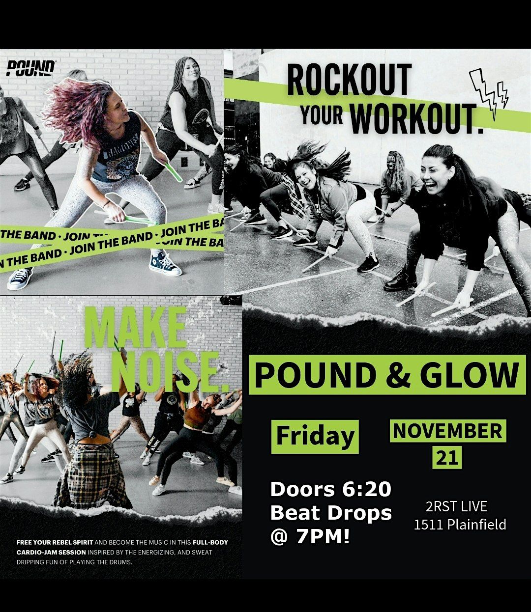 POUND & GLOW Rockout Workout