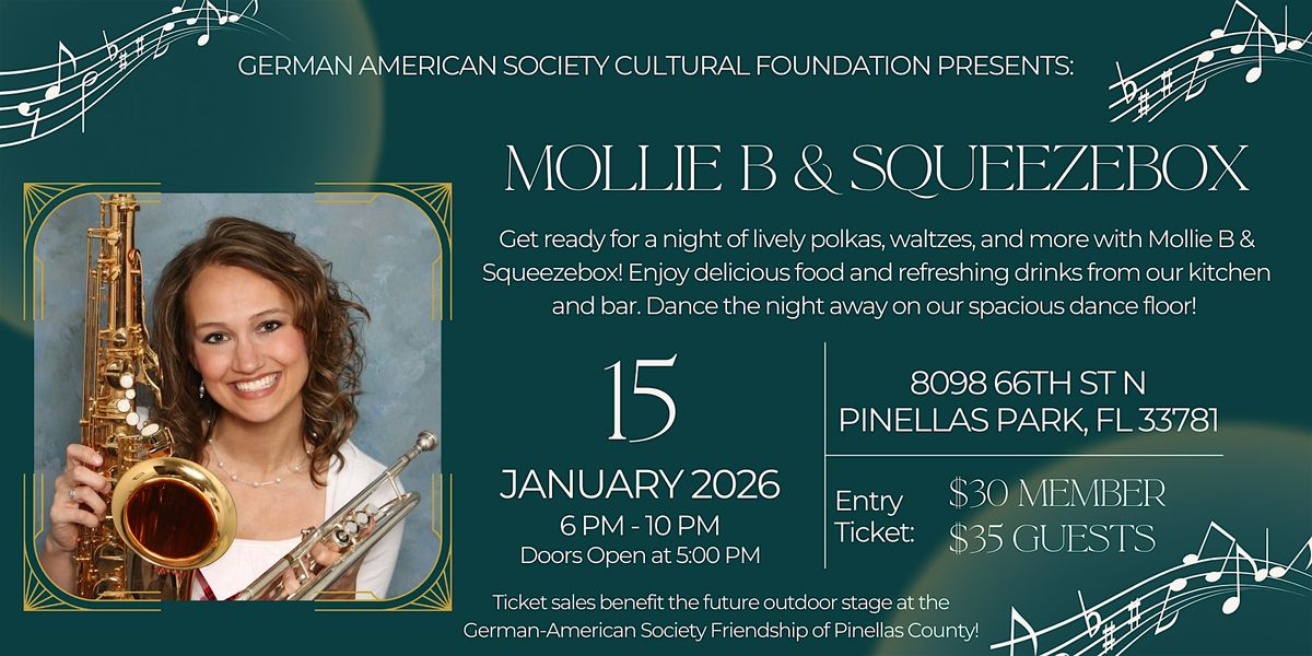 Mollie B and Squeezebox Fundraising Concert