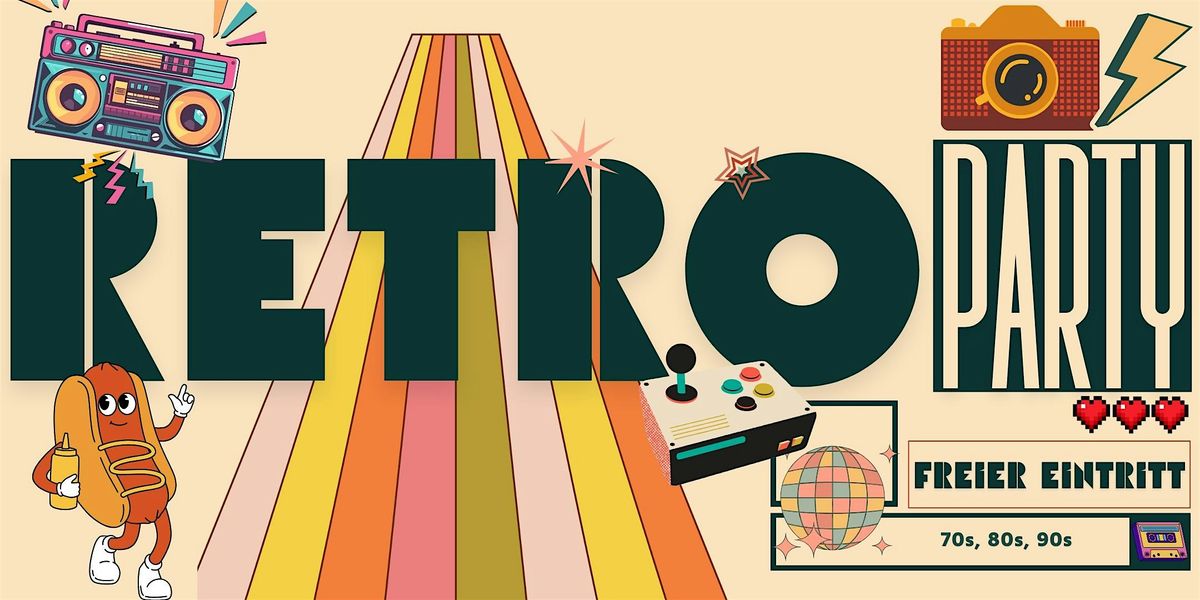 Retro-Party im Strassmanns \u2013 70s, 80s & 90s Vibes!