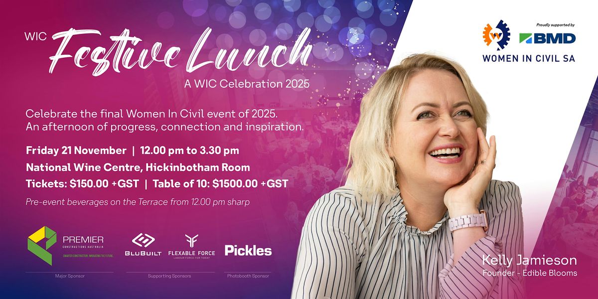 2025 WIC Festive Lunch | From the Ground Up