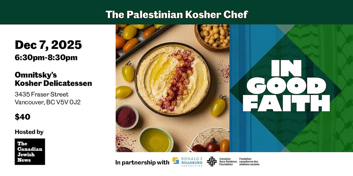 The Palestinian Kosher Chef