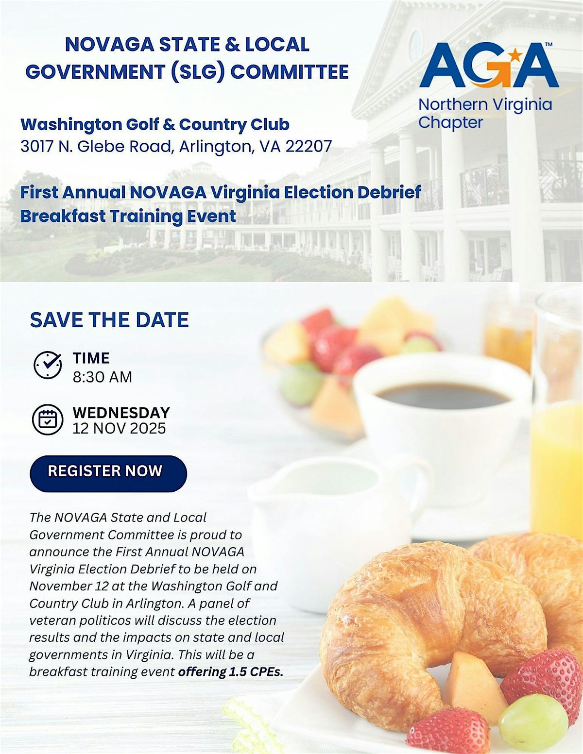 NOVAGA SLG Breakfast Training