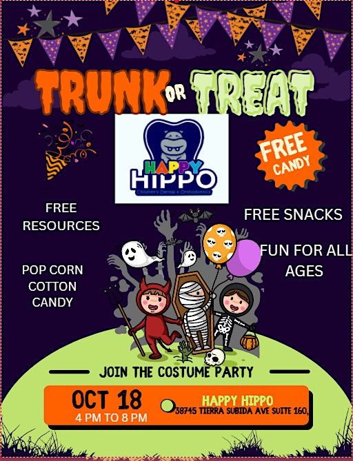 HAPPY HIPPO TRUNK OR TREAT