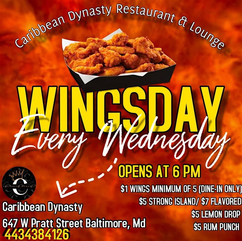 WINGSDAY! Come And Get The BEST Wings In Baltimore!!!!